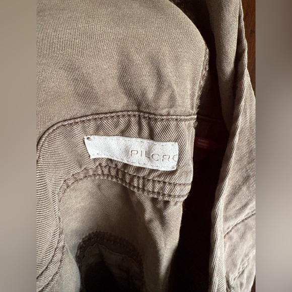 Anthropologists Pilcro Painter Overalls Olive Green size 30 - Picture 7 of 10